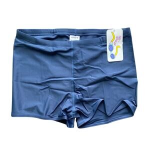 SPORTI Solid Swim Short Mens Size 36 Navy New